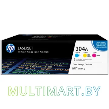 Набор картриджей HP 304A 3-pack (CF372AM)